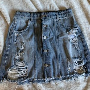 Jean skirt